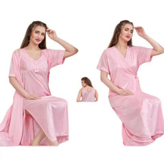 2pc Bridal long honeymoon nighty | Honeymoon Nightgown 2pc