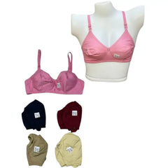 Comfortable Cotton Bras | Non-Wired, Adjustable, Lightweight | Queen Collection for Women