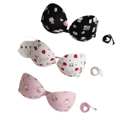 Cute Cartoon Bra & Panty Set | Hello Kitty Style Lingerie | Soft & Adorable Girls