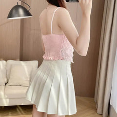 Crop Top for Women | Back Bow Heart Sweet Tank Top | Slim Fit Stylish Versatile Top