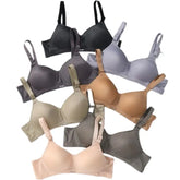 Premium Wireless Seamless Bras | Soft Cotton Comfort Bra Pack for Women | Neutral Tones