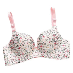 Printed Cotton Bra for Girls | Student Bra | Wire-Free & Comfortable