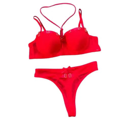 Sexy Padded Lingerie Set with Gold Detailing | Sexy Comfort for Every Curve