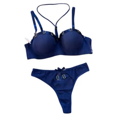 Sexy Padded Lingerie Set with Gold Detailing | Sexy Comfort for Every Curve