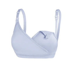Seamless Maternity & Nursing Bra – Wireless Comfort Support with Easy Clip Access