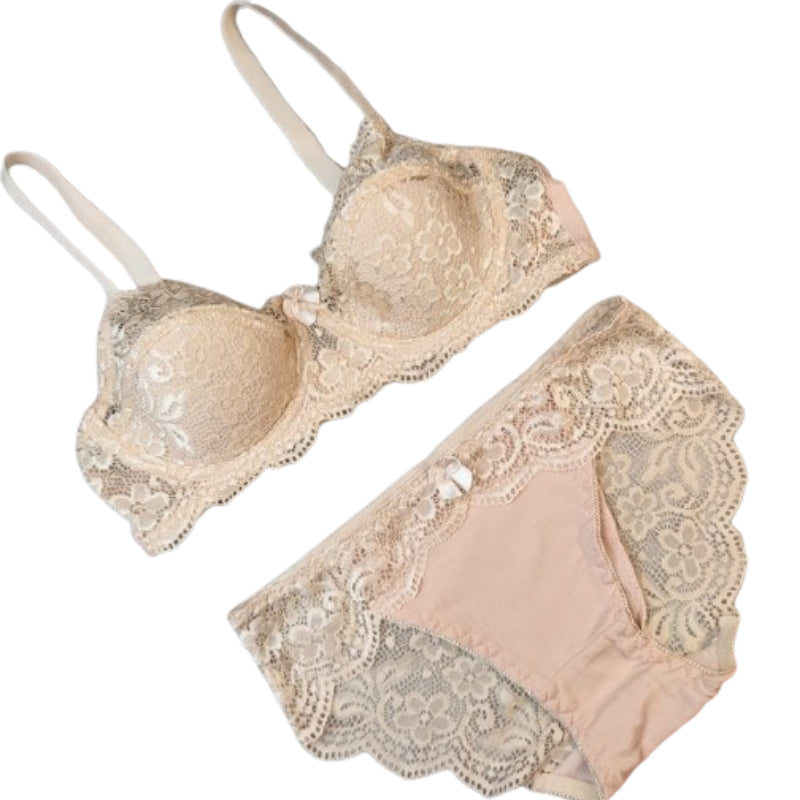 Skin Lace Bra And Penty Set| Sexy Lingerie Set For Women