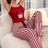 Women Nightwear Two-Piece Lounge wear High Quality Cozy Pajama Set Long