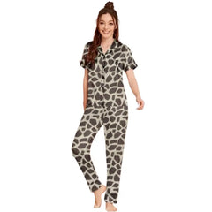 Women's Animal Print Pajama Set | Soft & Stylish Nightwear for Comfortable Sleep
