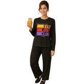 Women's Print Casual Pajama Set|Comfortable Relaxed Fit For Fall