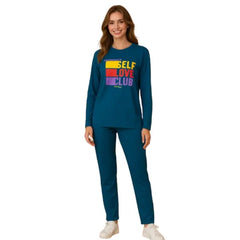 Women's Print Casual Pajama Set|Comfortable Relaxed Fit For Fall