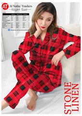 Casual shirt pajma night suits | Best limelight night Suit