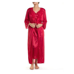 4 Piece Bridal Long Nighty