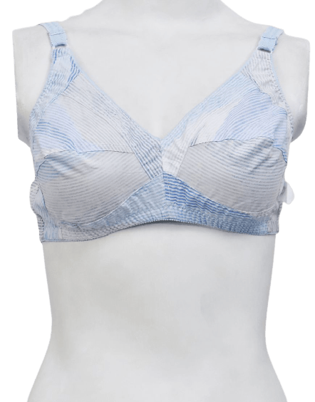 Best Wirefree Cotton Bra Pack Of 3 Printed Cotton Woven Fabric Bras For Women