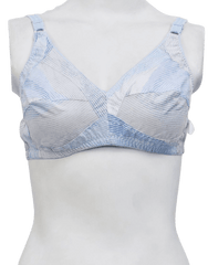 Best Wirefree Cotton Bra Pack Of 3 Printed Cotton Woven Fabric Bras For Women