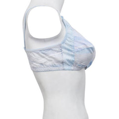 Best Wirefree Cotton Bra Pack Of 3 Printed Cotton Woven Fabric Bras For Women