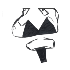 Bridal 6 Pc Stylish Gown Black Nighty Set