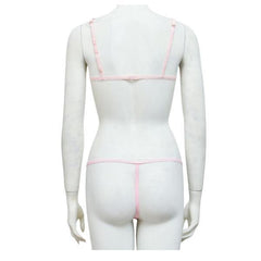 Bridal Bra Panty Set Non Padded Bra Semi Transparent Embroidered Bra Panty Set