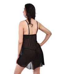 Cheap lingerie online Lace & Mesh Baby-doll with G-String