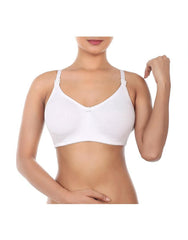 Double layered Nursing Bra-White