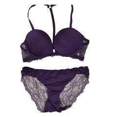 Fancy Front Opening Magnet Buckle Closure Bra Panty Set
