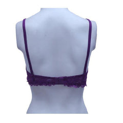 Floral Net Embroidered Bra | Fancy Bra