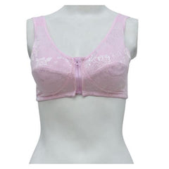 Front Open Bra for Elderly Zipper Front Poly Bra For Women Front Open Bra Full Coverage