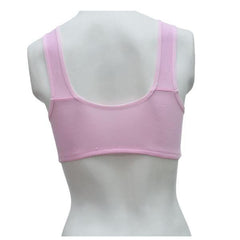 Front Open Bra for Elderly Zipper Front Poly Bra For Women Front Open Bra Full Coverage