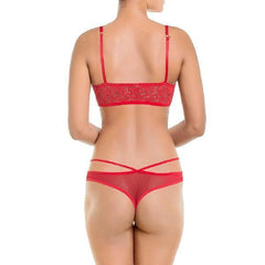 Front Open Pushup Bra Panty Set