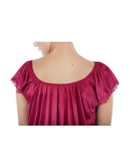 Full Length Cap Sleeve Nighty