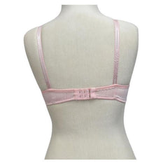 Glossy Check Print Girl Bra