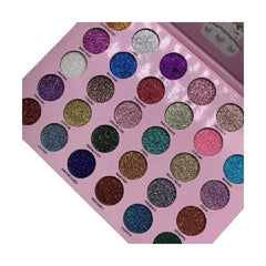 Happy Unicorn 30 Colors Glitter Eyeshadow Palette Party Glitter Eye Pressed Powder Makeup