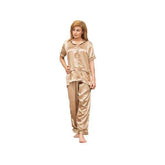 Ladies Silk Nightwear 2 Pc Silk Night Suit For Women