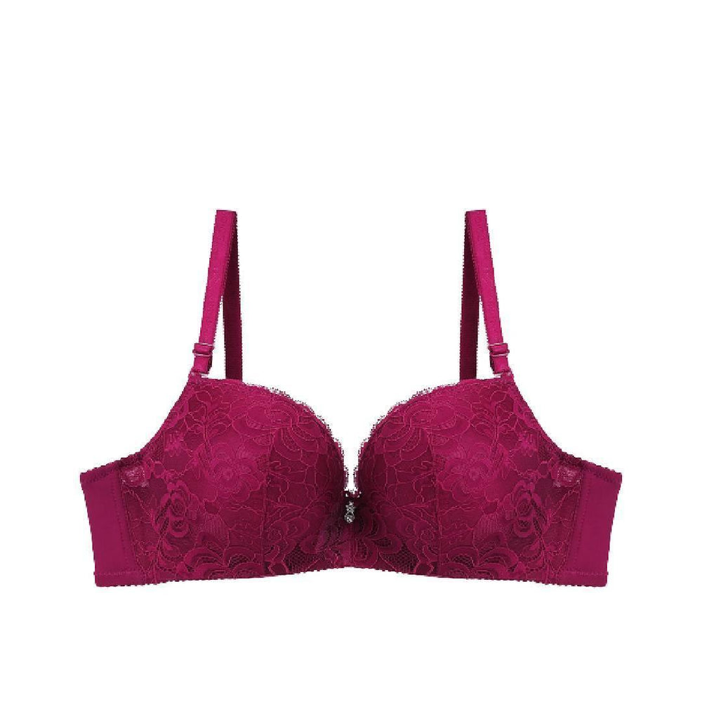 Latest Fashionable Nylon B Cup Thin sponge Sexy Lace underwire Ladies bra | Lightly Padded Underwire Bra