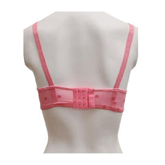 Matching See Through Net Embroidered Bra