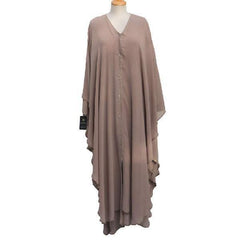 New Arrival Abaya | Jilbab Kaftaan Front Open Chiffon Abaya