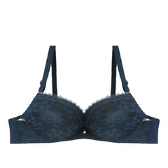 Nylon B Cup thin sponge sexy Lace underwire Ladies bra | Lightly Padded Underwire Bra