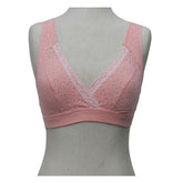 Overlap V-Neck Fashion Blouse Bra