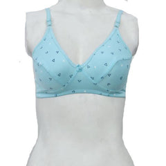 Pack Of 2 Printed Stretchable High Quality Cotton Bra For Women