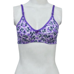 Pack Of 2 Stylish n Branded Printed Stretchable High Quality Cotton Bra For Women