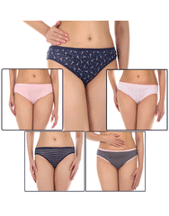 Pack of 5 Cotton Bikini Briefs