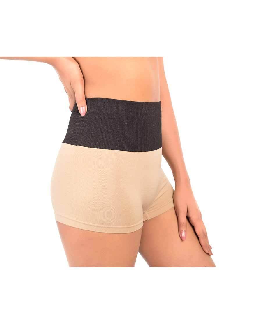 Pack of Two Seamless High Waist Shaping Girls-shorts