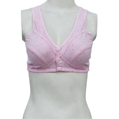 Plus Size Bra Front Open Bra Plain Back Front Button Blouse Bra Best Cotton Everyday Bra