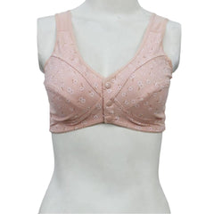 Plus Size Bra Front Open Bra Plain Back Front Button Blouse Bra Best Cotton Everyday Bra