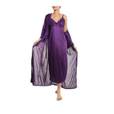 Purple Nighty Ladies Nightdress Long Nighty Set Best Sleepwear Loungewear Plus Size Long Nightgown