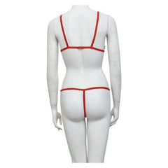 Semi Transparent Bridal Bra Panty Set