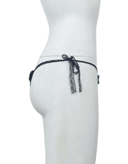 Sexy String Net & Lace Tie Up Thong G String Panty For Women