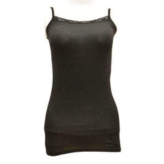 Soft & Stretchable Hip Length Cotton Dotted Camisole For Women
