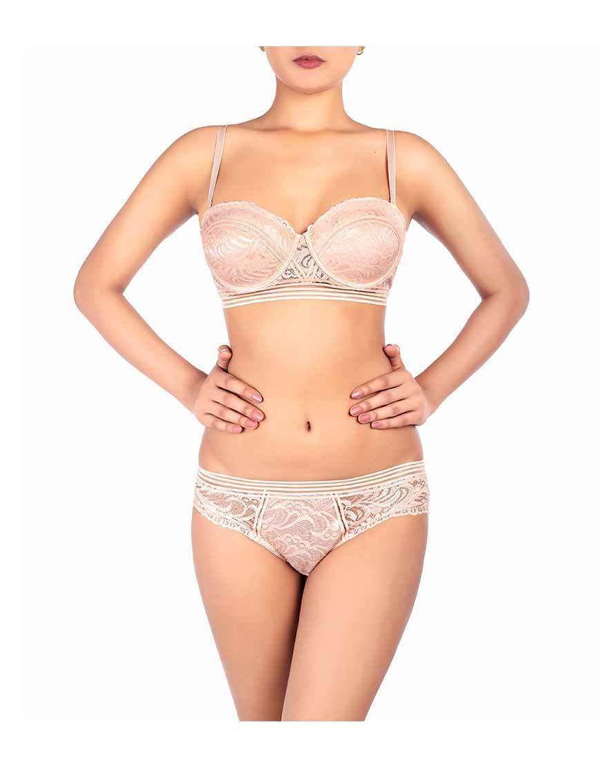 Sparkle Lace Bra-Panty Set