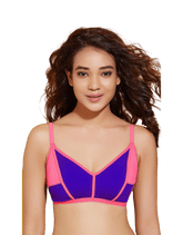 Stylish Anti Dig Straps Non Padded Bra