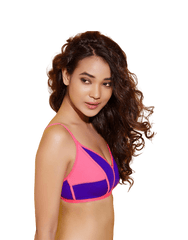 Stylish Anti Dig Straps Non Padded Bra